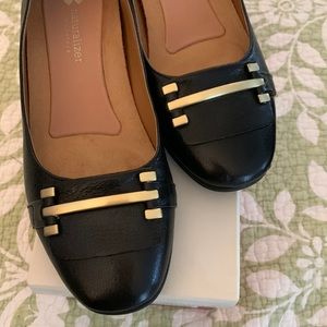 Black flats brass detail